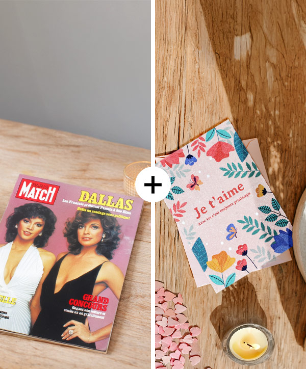 Magazine rétro + Carte