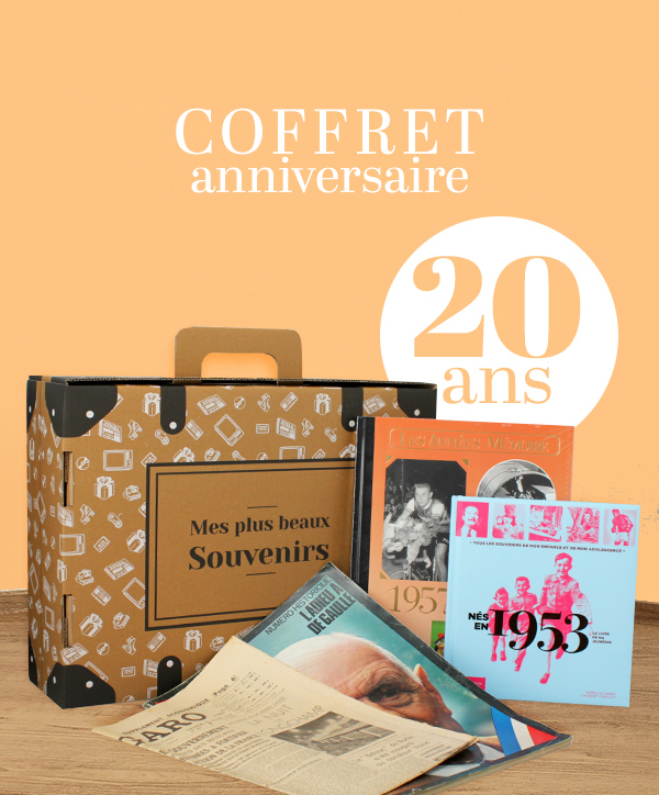 Coffret anniversaire 20 ans