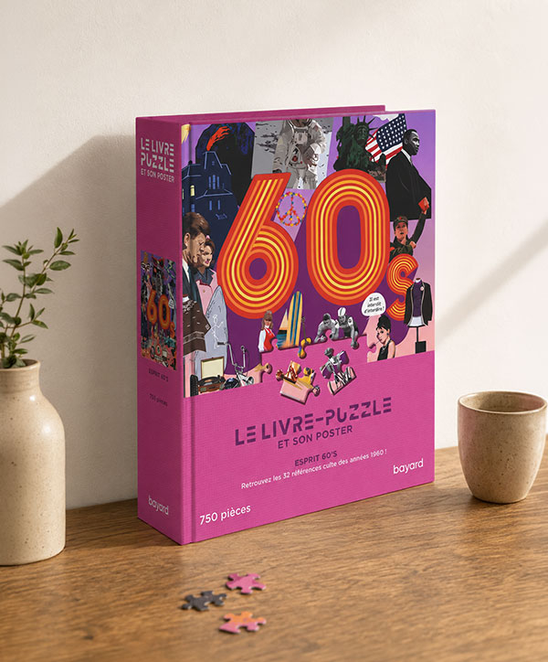 Livre Puzzle Les Années 60's