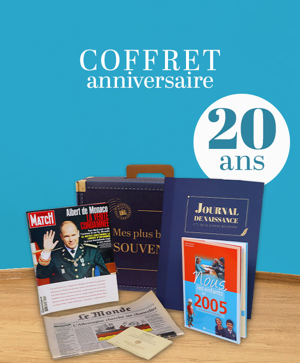Coffret anniversaire 20 ans