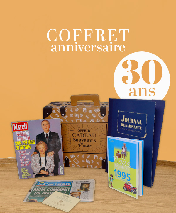 Coffret anniversaire 30 ans
