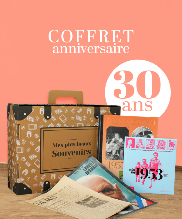 Coffret anniversaire 30 ans