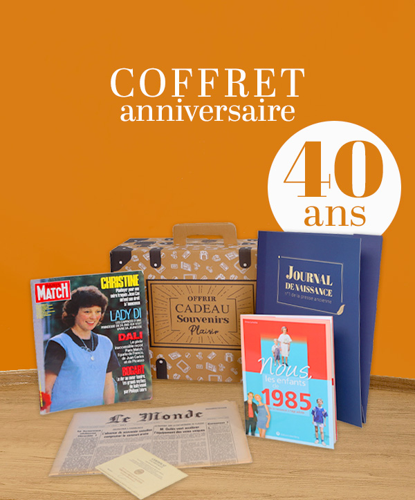 Coffret anniversaire 40 ans