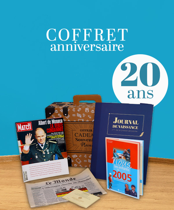 Coffret anniversaire 20 ans