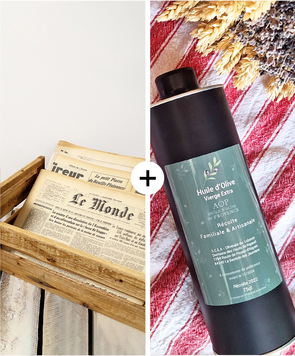 Journal& huile d'olive 75cl