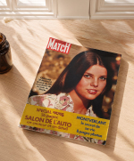Magazine Rétro + Bougie Fleur
