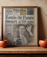 Journal collector - Décès de Louis de Funes