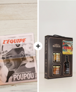Journal sportif & coffret rhum vanille