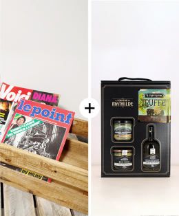 Magazine rétro &  coffret truffe