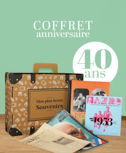 Coffret anniversaire 40 ans