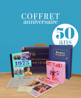 Coffret anniversaire 50 ans
