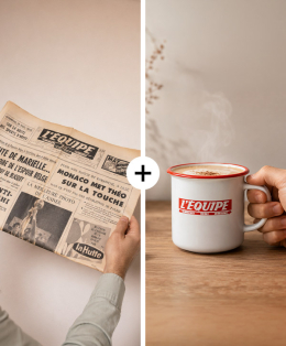 Journal sportif & Mug L'équipe