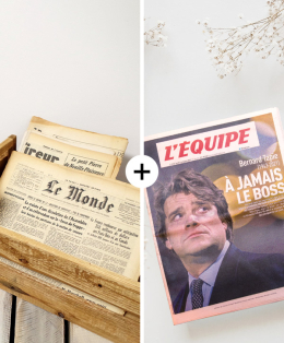 Pack Papa : Journal de Naissance + Magazine Sportif